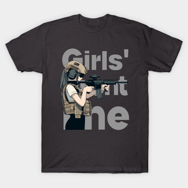 Girls' Frontline Tactical Chic Tee: Where Strength Meets Style T-Shirt by Rawlifegraphic